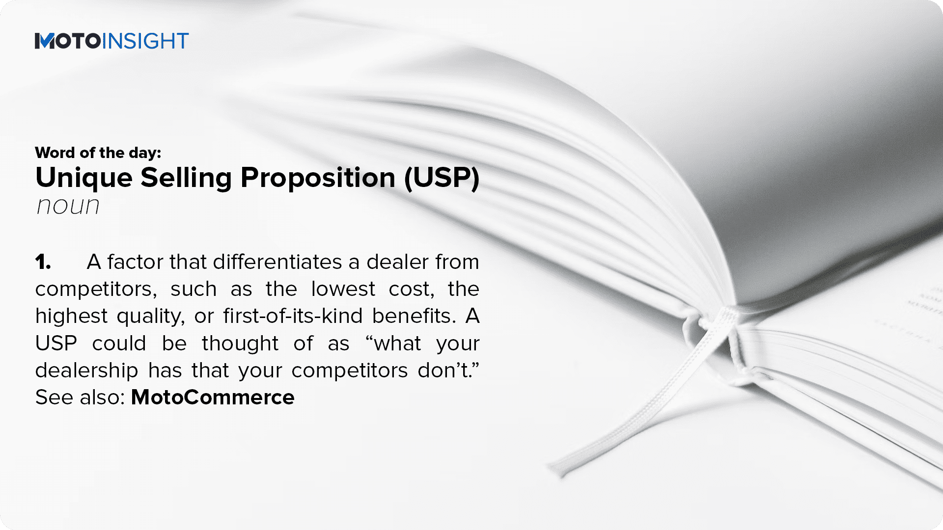 definition of unique selling proposition for car dealers